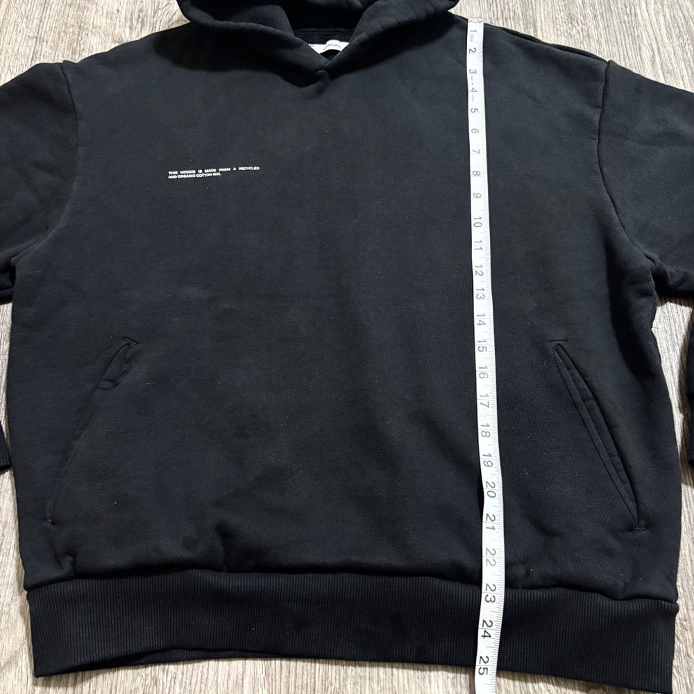 Pangaia Unisex Black Hoodie Size S Organic Cotton Heavyweight Pullover - Picture 14 of 14